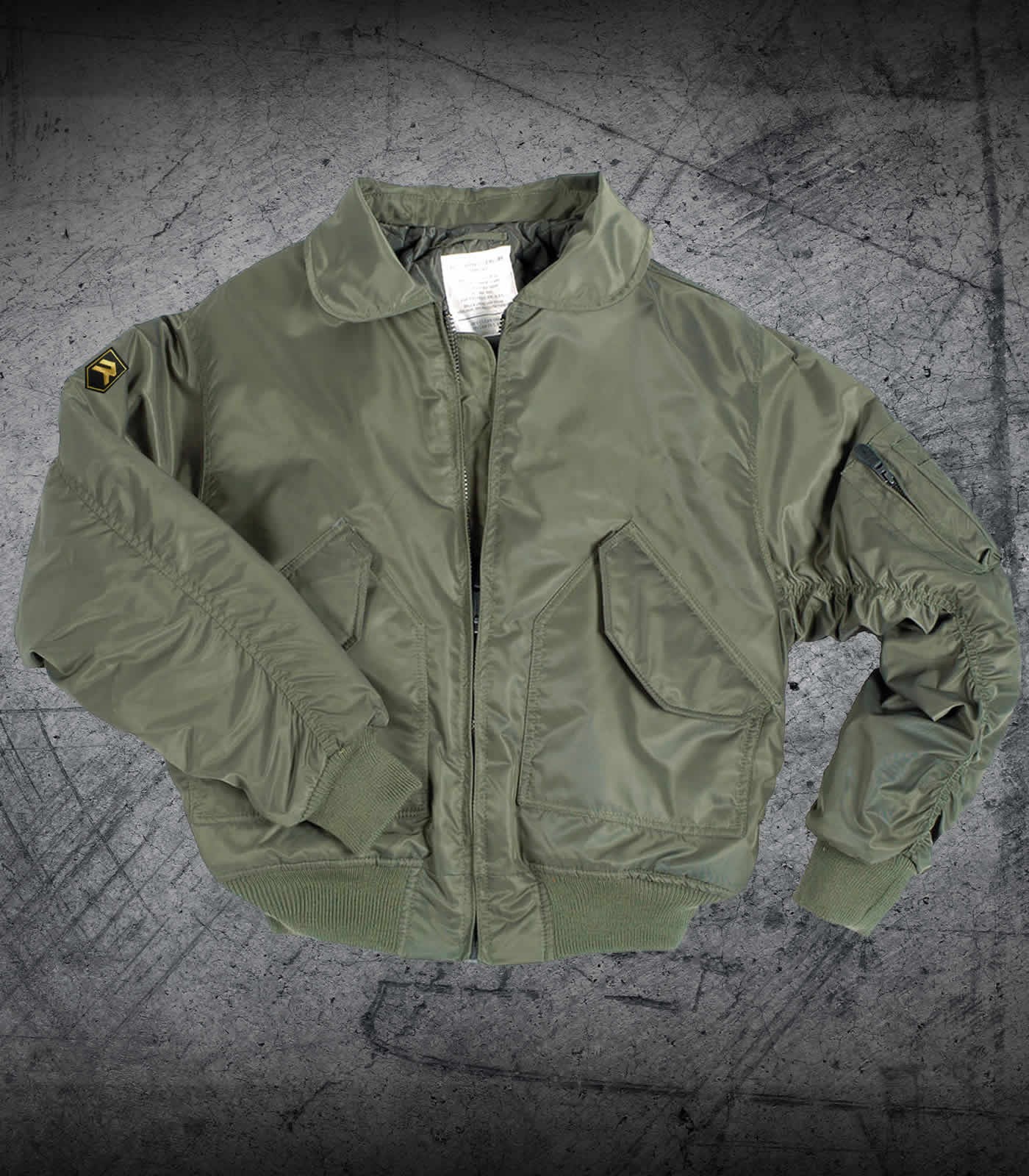 pilot jacket green